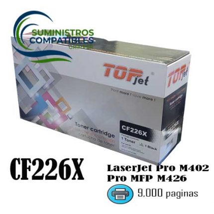 Toner HP 26x CF226x, LaserJet Pro M402, pro MFP M426
