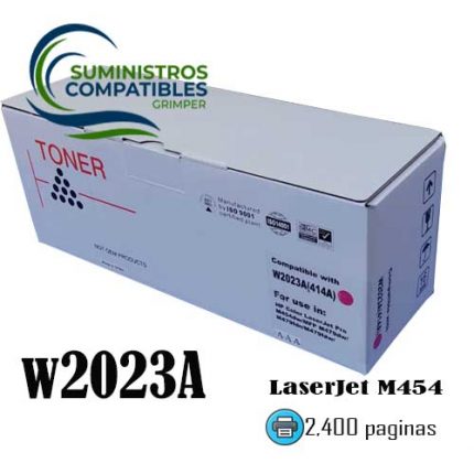 toner hp 414a magenta w2023a LaserJet Pro M454, MFP M479