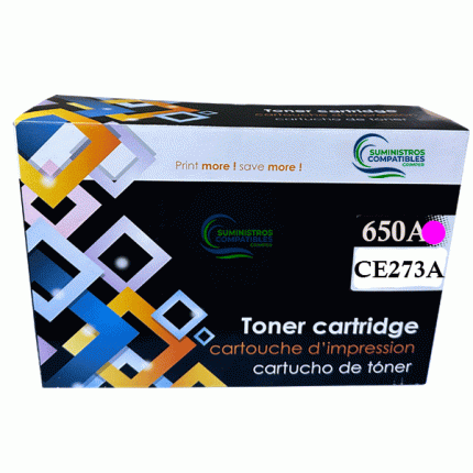 TÓNER COMPATIBLE HP CE273A (650A) MAGENTA