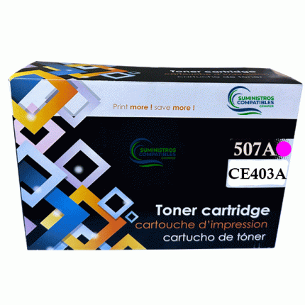 TÓNER COMPATIBLE HP CE403A (507A) - MAGENTA