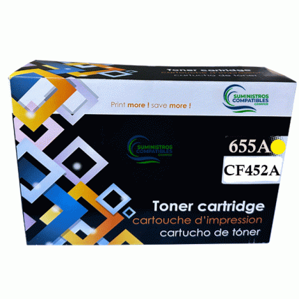 TÓNER COMPATIBLE HP CF452A (655A) - AMARILLO