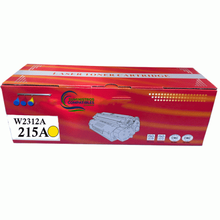 TÓNER COMPATIBLE HP W2312A (215A) AMARILLO