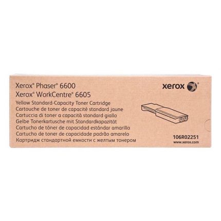 TÓNER XEROX 106R02251 AMARILLO - ORIGINAL