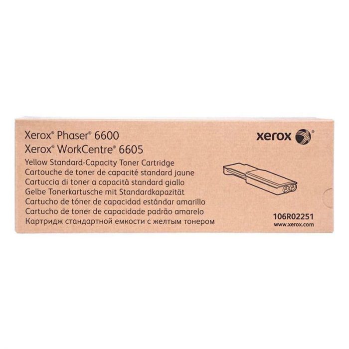 TÓNER XEROX 106R02251 AMARILLO - ORIGINAL