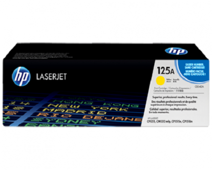 TÓNER HP CB542A (125A) AMARILLO - ORIGINAL
