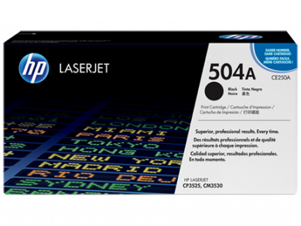 TÓNER HP CE250A (504A) - ORIGINAL