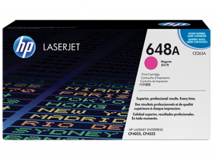 TÓNER HP CE263A (648A) MAGENTA - ORIGINAL