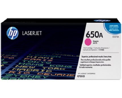 TÓNER HP CE273A (650A) MAGENTA - ORIGINAL