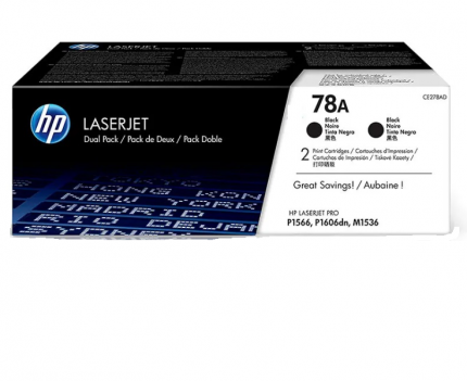 TÓNER HP CE278AD (78AD) NEGRO - ORIGINAL