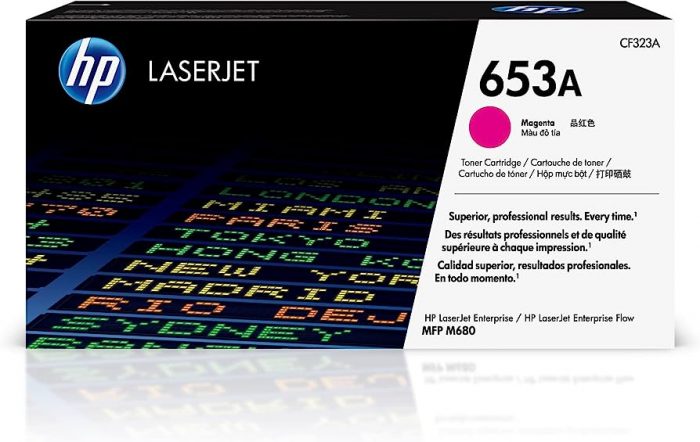 TÓNER HP CF323A (653A) MAGENTA - ORIGINAL
