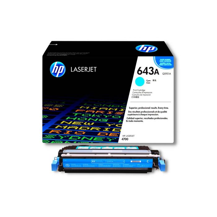 TÓNER HP Q5951A (643A) CYAN - ORIGINAL