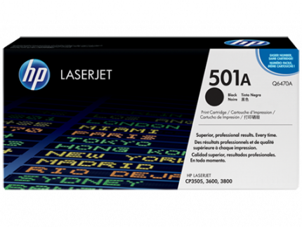 TÓNER HP Q6470A (501A) NEGRO - ORIGINAL