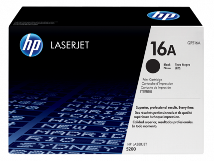 TÓNER HP Q7516A (16A) NEGRO - ORIGINAL